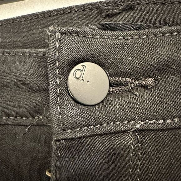 D.Jeans Zip Fly Mid Rise Skinny Denim Stretch Jeans Black Size 10 - Picture 5 of 6